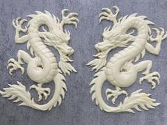 Силиконовый молд № 0282 Китайский дракон -левый