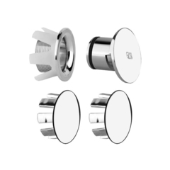 Gessi Gessi 316 Комплект заглушек для перелива и боковых отверстий, цвет: хром 37587#031 фото