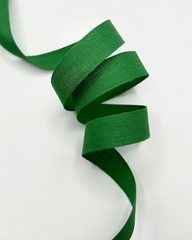 Киперная лента, цвет: зелёный, ширина 17 мм