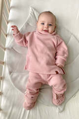 Флисовый костюм "Cute" (пудра)
