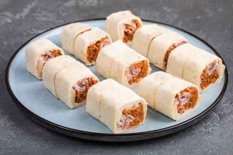 Тортилья с морковью по-корейски, 16 шт.