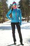 Элитный утеплённый лыжный костюм Nordski Elite Pro Blue-Black женский