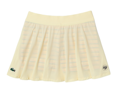 Теннисная юбка Lacoste Roland Garros Edition Sport Skirt with Built-in Shorts - yellow/light or