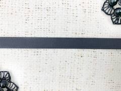 Лента репсовая, ш. 1 см, тёмно-серый