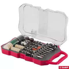 ЗУБР 70 предм., набор мини-насадок для гравёра (35906-H70)