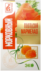 МАРМЕЛАД МОРКОВНЫЙ В ПОДАРОЧНОЙ КОРОБКЕ, 280 гр.