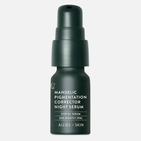 ALLIES OF SKIN Mandelic Pigmentation Corrector Night Serum Обновляющая ночная сыворотка с миндальной кислотой против пигментации, 8 мл