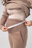 Утепленный спортивный костюм для беременных и кормящих 16027 мокко-латте