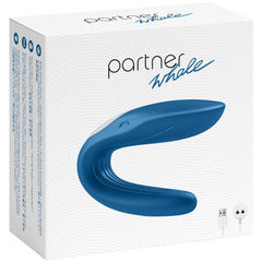 Стимулятор Satisfyer Partner Whale синий в коробке