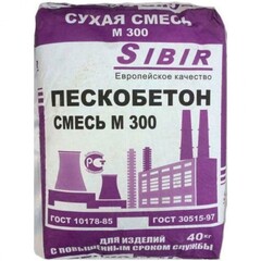 Пескобетон Муром Sibir М-300 25 кг