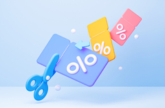 Купоны с ножницами