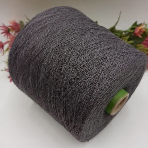 Licot Filartex, Италия хлопок со льном фламе 700м/100гр Серый Акула 1017 Nebelunghi