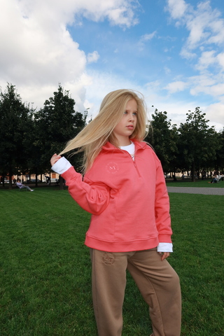 Худи с вышивкой CORAL