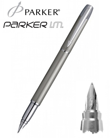 Ручка перьевая Parker IM/Profile, Deep Black CT, F (S0715040)