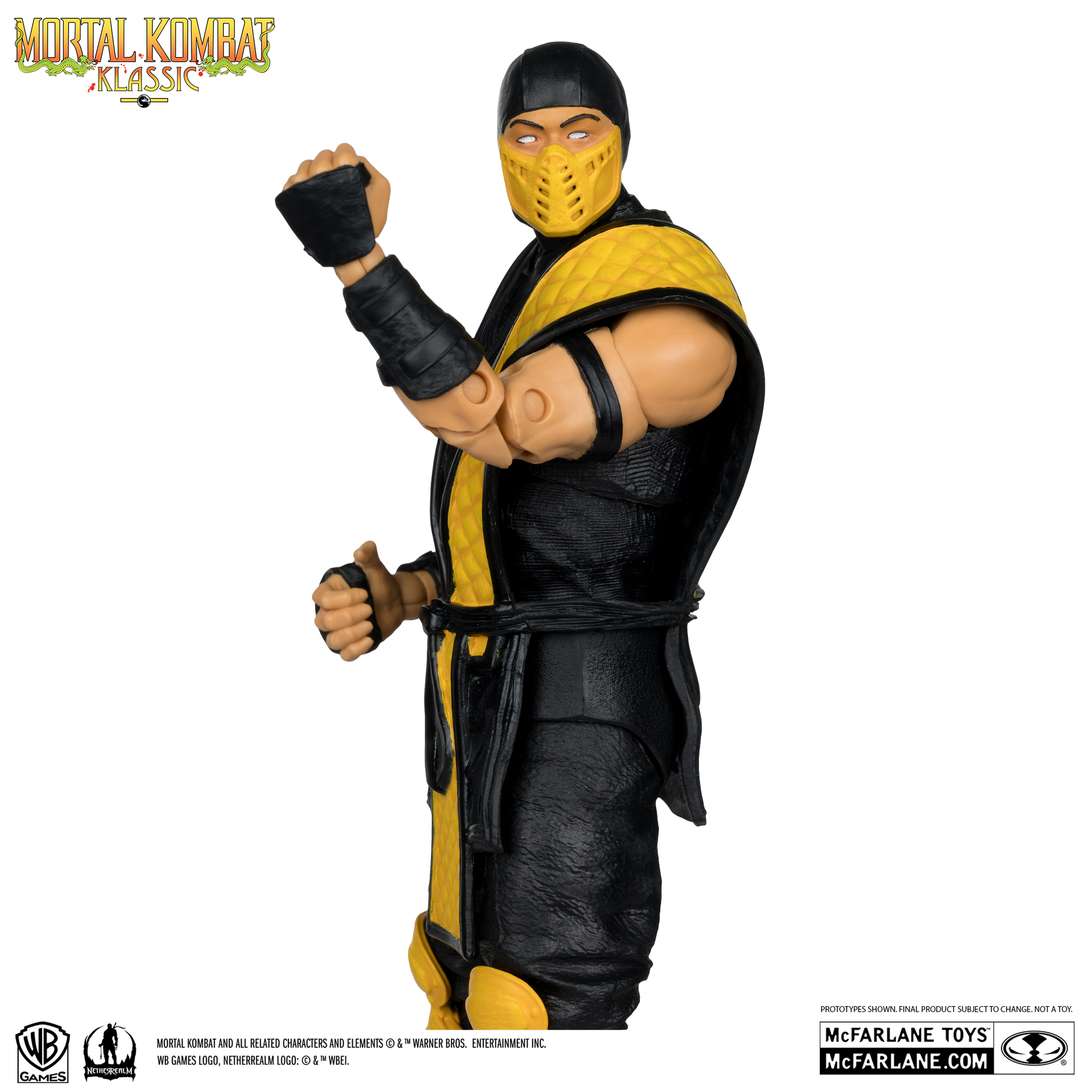 Фигурка Скорпион из игры Мортал Комбат Классик Mcfarlane
