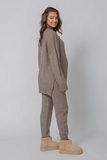 Спортивный костюм для беременных и кормящих 17604 кофе меланж