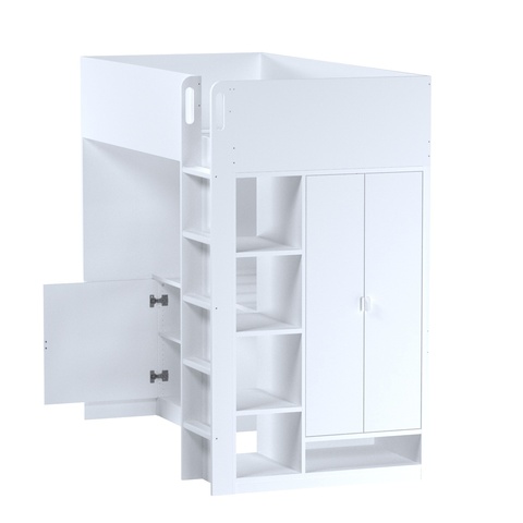 Кровать-чердак СМОСТАД SMÅSTAD, 205х104х182, белый