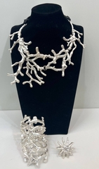 Колье объемное ВЕТКИ КОРАЛЛОВ