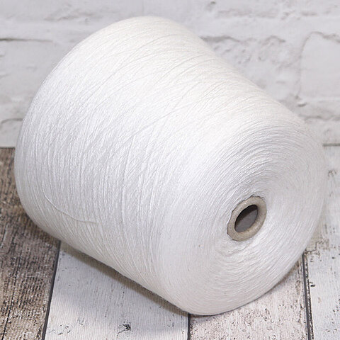 Меринос (50%) с акрилом ALPES ORTENSIA 2/28 белый молочный