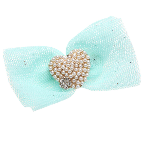 043 Заколка "Жемчужное Сердце" Puppy Angel