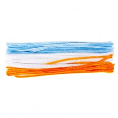 
          Набор для творчества Alingar, Проволока пушистая-30 см 80 шт, Помпоны-90 шт, Глазки-90 шт, "Белый, оранжевый, голубой", пакет с европодвесом