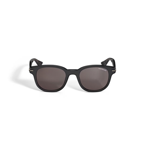 Солнцезащитные очки с черной оправой из ацетата