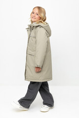 куртка  для девочки  ВК 38118/2 ГР