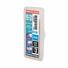 Метчик М 1,6х0,35 (Комплект 3шт) DIN352 HSS-G 6h 32мм a=2,1 H-Tools 230016HT