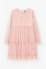 платье  для девочки  К 5855/розовый жемчуг