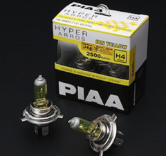 PIAA BULB HYPER ARROS ION YELLOW 2500K HE-990Y H4 / Лампа накаливания (комплект из 2шт)