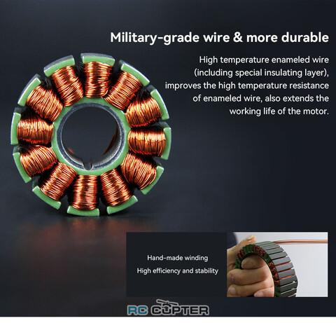 T-Motor AT2814 KV1200 3D F3A длинный вал