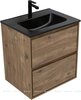 Aquanet 340162 Тумба с раковиной Милан 60 цв. дуб рустикальный (340162)
