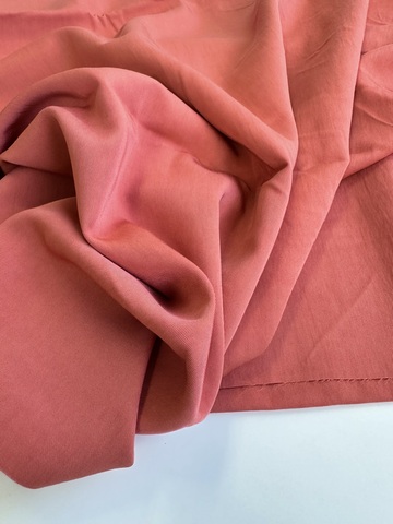 Вискоза с нейлоном, плательная ткань, Красный коралл