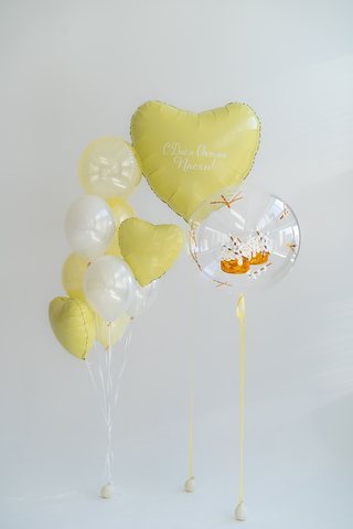 Сет гелиевых шаров Пасхальный расписной Кулич