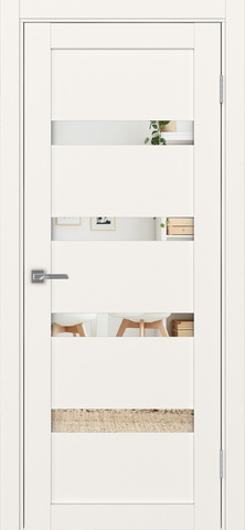 Турин_505.12.30 ЭКО-шпон Бежевый-Панель/Зеркало