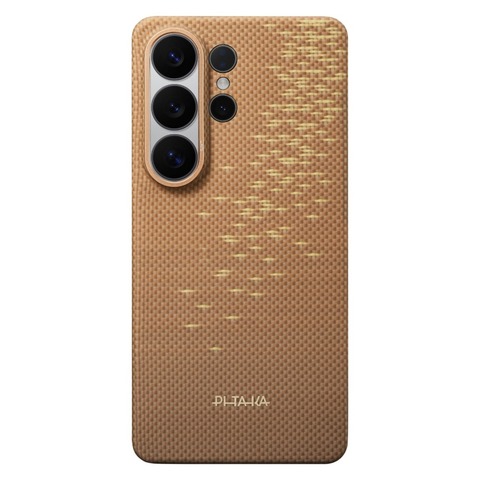 Чехол Pitaka Edge Case для Samsung S26 Ultra, Золотой блик | Golden Glint