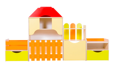 Стенка игровая "ВЕСЕЛАЯ ФЕРМА"