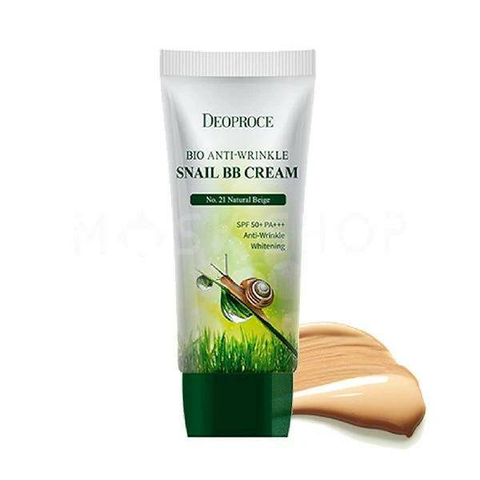 Deoproce Bio Крем ББ с муцином улитки 23 тон Deoproce Bio Anti-Wrinkle Snail BB - No. 23