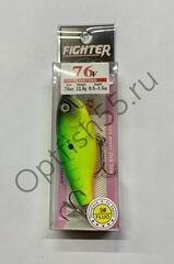 Воблер Rosy Down Fighter 76F 76мм, 12,8гр, загл. 0,5-1,5м