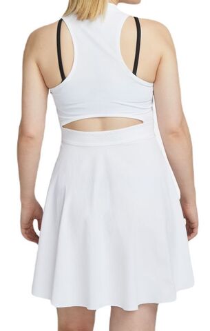 Теннисное платье женское Nike Court Dri-Fit Advantage Club Dress - white/black