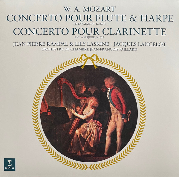 RAMPAL, JEAN PIERRE - LASKINE, LILY - LANCELOT JACQUES: Mozart - Concerto Pour Flute & Harpe
