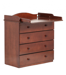 БИ 111 Комод с откидным пелен. столиком (ваниль)