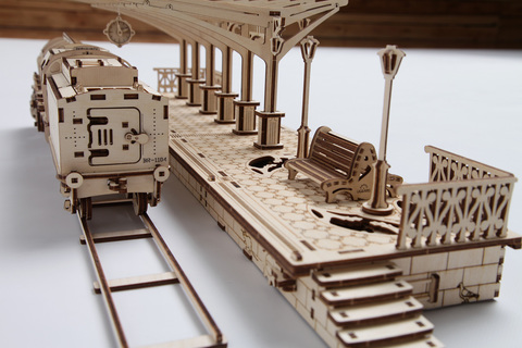 Конструктор 3D-пазл Ugears - Перрон
