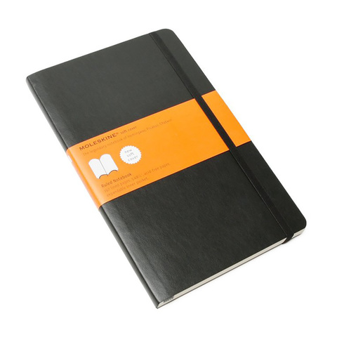 Блокнот Moleskine Classic Soft Large, цвет черный, в линейку