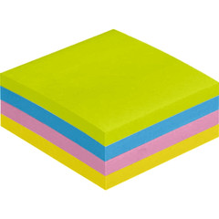 Стикеры Attache Selection куб 51х51, неон-2 4 цвета 400 л