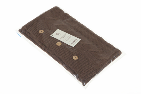 Наволочка декоративная 40х40 Luxberry Imperio 233 коричневая замша