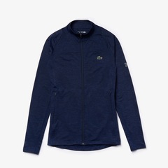 Теннисная толстовка Lacoste Men's SPORT Novak Djokovic Stretch Zippered Jacket - navy blue