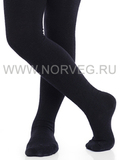 Колготки из шерсти мериноса Norveg Wool Black детские