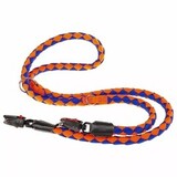 Поводок для собак Ferplast Twist Matic GA с автоматическим карабином, оранжево-синий, 18 мм/200 см