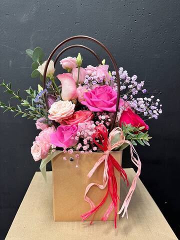 Сумочка фуксия 1